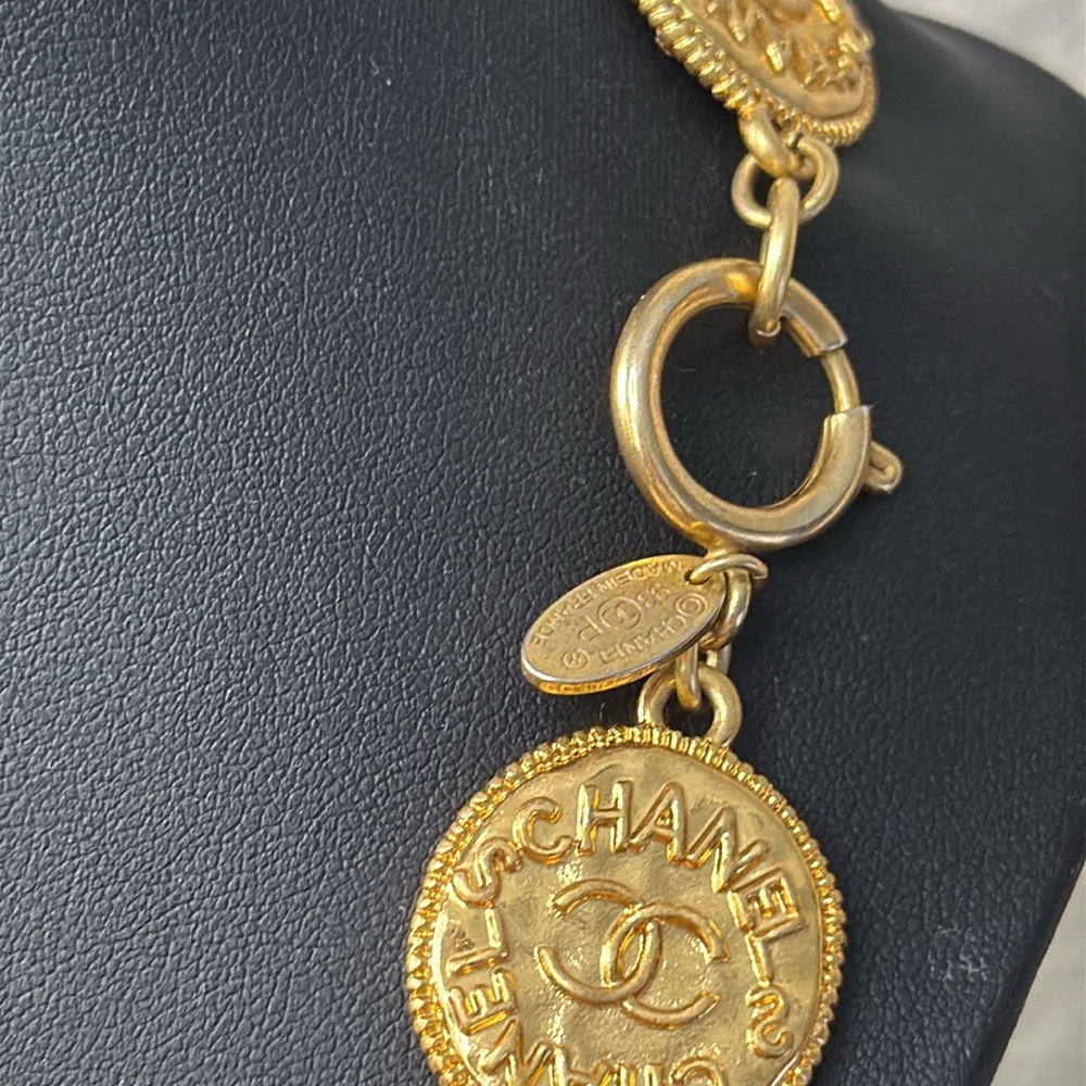 Chanel Gold Coin Necklace - Picture 5 of 5